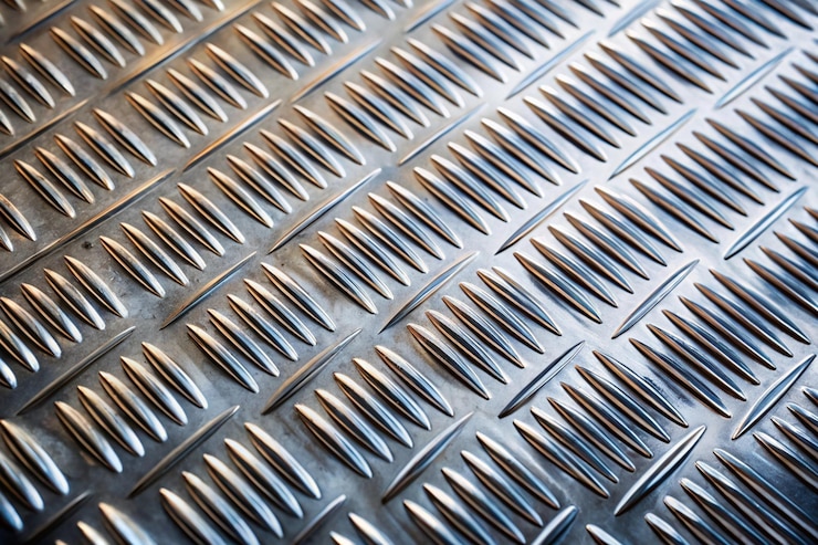 Foto achtergrond met metalen textuur