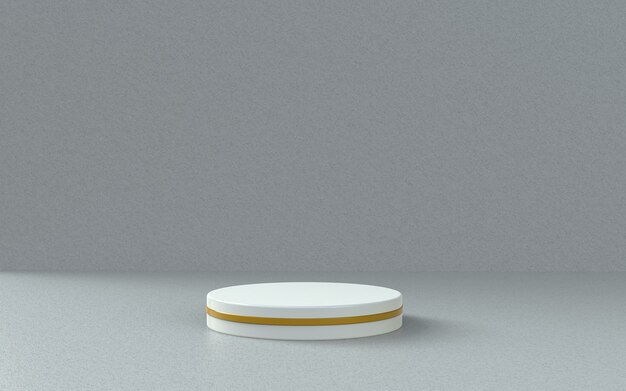 Achtergrond met ronde vorm mockup product 3d