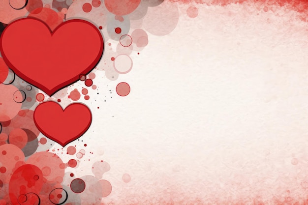 Achtergrond met roze harten op roze achtergrond met ruimte voor tekst Valentijnsdag