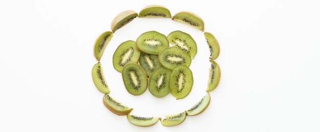 Achtergrond met vers fruit kiwi