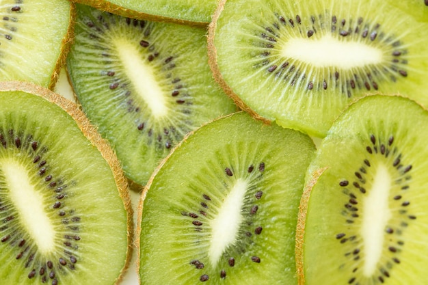 Achtergrond met vers fruit kiwi