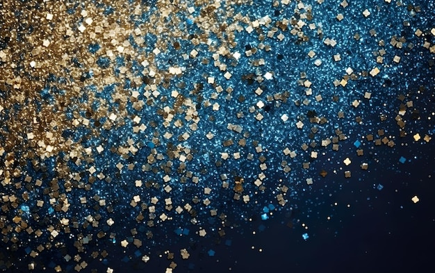 Foto achtergrond van abstracte glitterlichten kerstverlichting