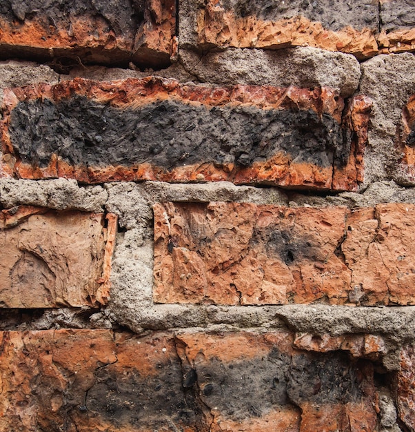 Foto achtergrond van bakstenen muur textuur