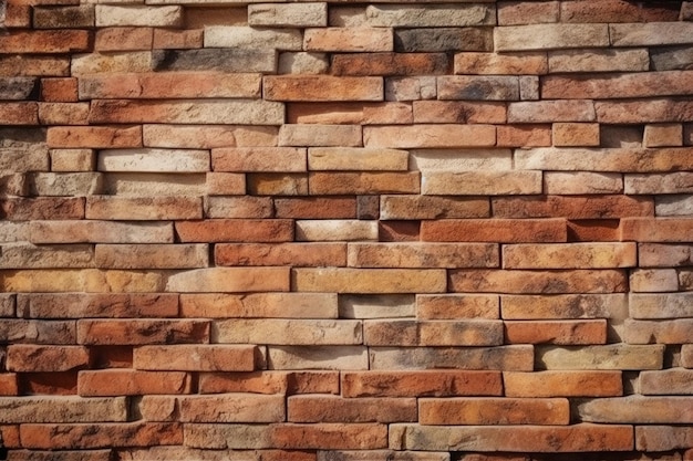 Achtergrond van bakstenen muurtextuur of bakstenen muurpatroon voor binnenhuisinrichting