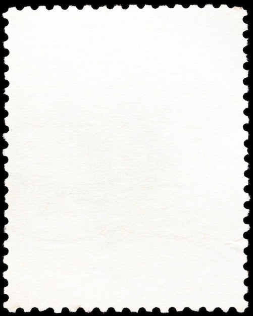 Foto achtergrond van de achterkant van de postzegel