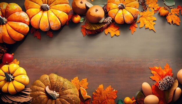 achtergrond van de herfst danksegging