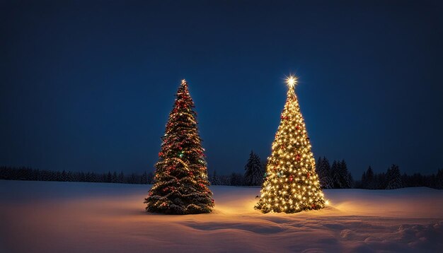 Foto achtergrond van de kerstboom