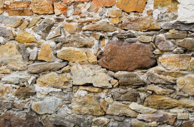 Achtergrond van de oude stenen muur