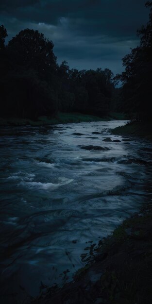 achtergrond van de rivier