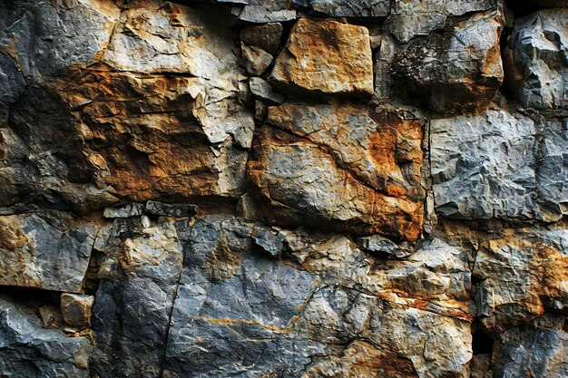 Achtergrond van de textuur van de stenen muur Closeup Selectieve focus