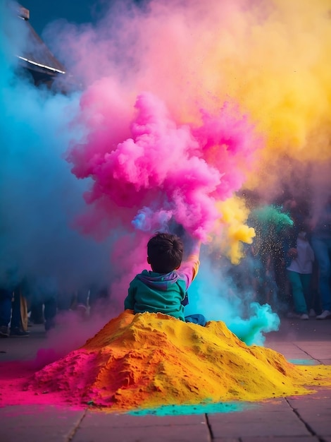 Achtergrond van de viering van het Holi-festival