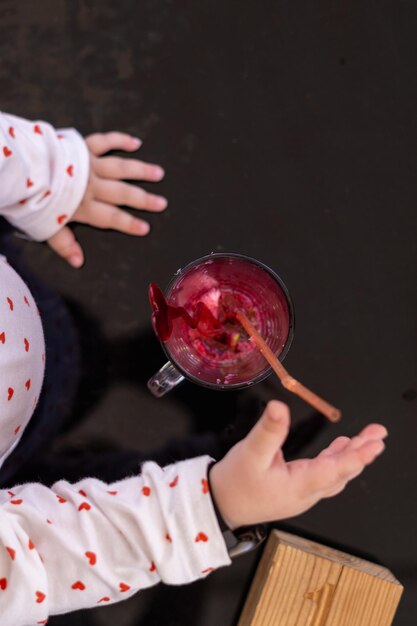 achtergrond van een verfrissend drankje