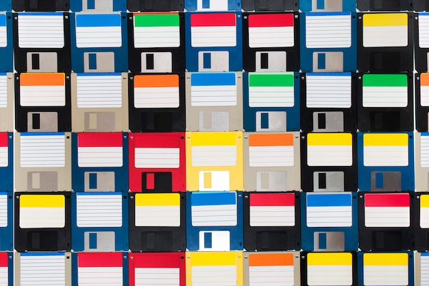 Achtergrond van floppy disks