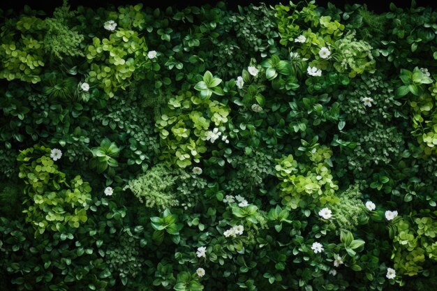 Foto achtergrond van groene planten