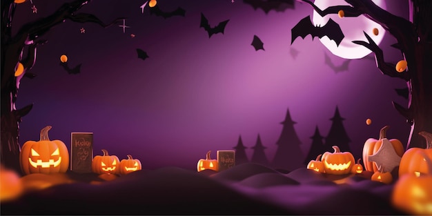 achtergrond van halloween banner