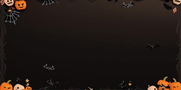 Foto achtergrond van halloween banner