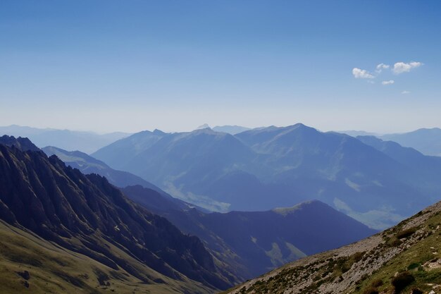 achtergrond van het berglandschap