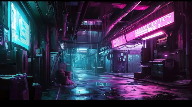 Achtergrond van het cyberpunk-concept