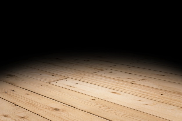 Achtergrond van het de textuurperspectief van de plank de houten vloer