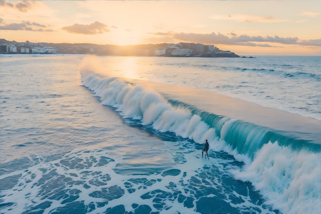 achtergrond van het strand