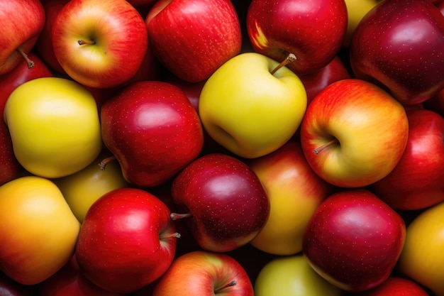 Achtergrond van kleurrijke appels