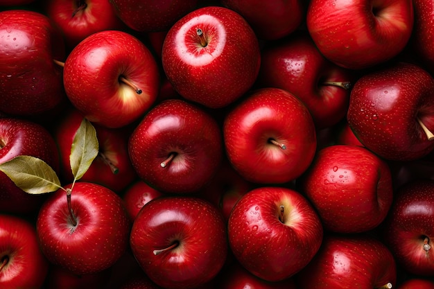 Achtergrond van rode appels