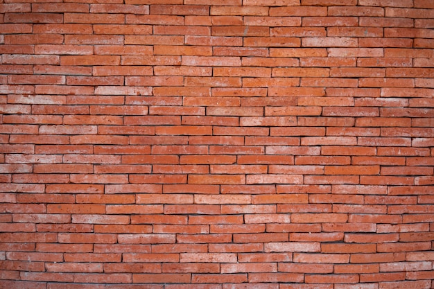 Achtergrond van rode bakstenen muur.