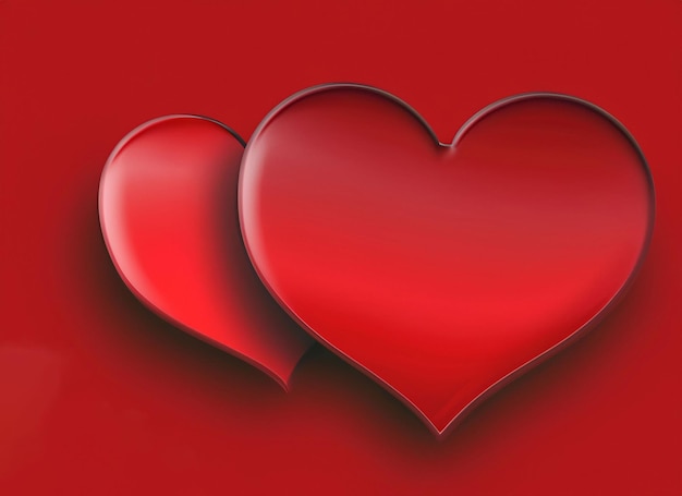 achtergrond van rode harten
