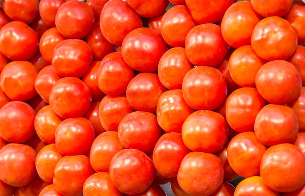 Achtergrond van veel verse tomaten