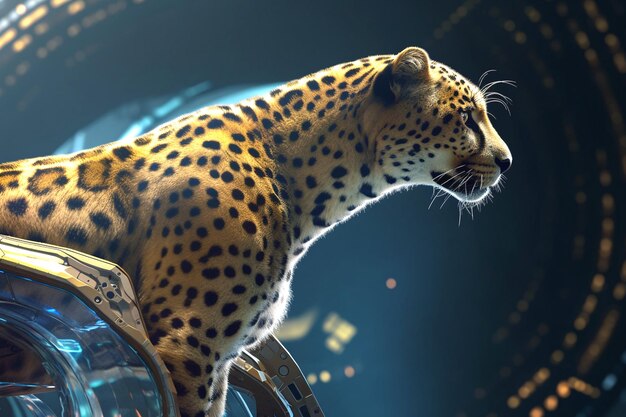 Foto achtergrond voor cheetah