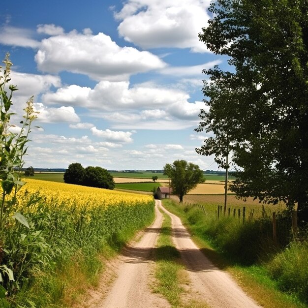 Foto achtergrond voor de weg