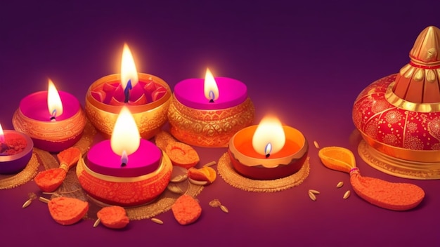 achtergrond voor diwali festival uitspraak