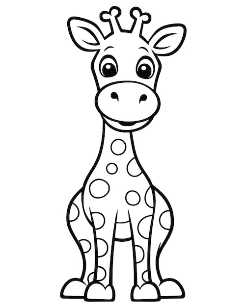 Foto achtergrond voor giraffe