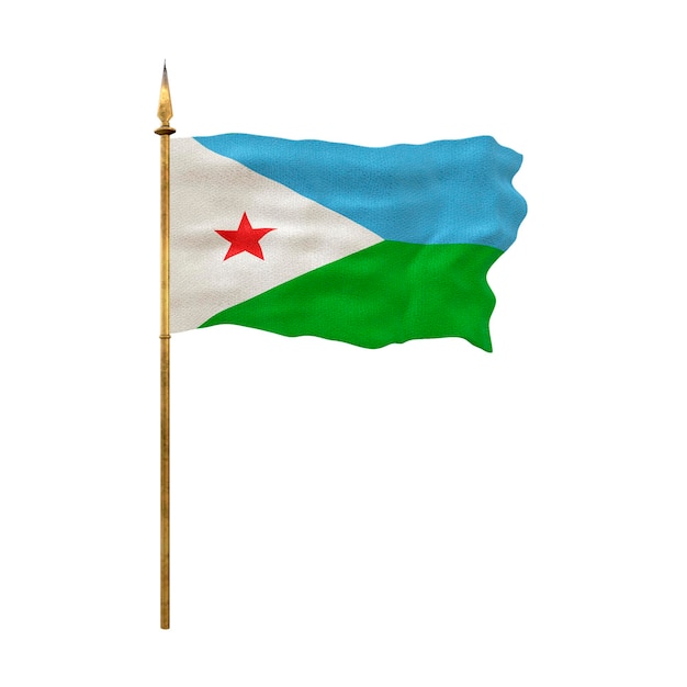 Achtergrond voor ontwerpers Nationale feestdag Nationale vlag van Djibouti