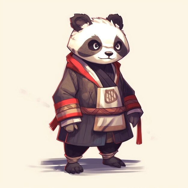 Foto achtergrond voor panda