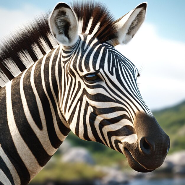 Foto achtergrond voor zebra
