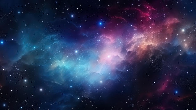 Achtergrond Waar abstracte sterrenlijnen en kleuren een kosmische symfonie vormen die de ruimte met Har vult