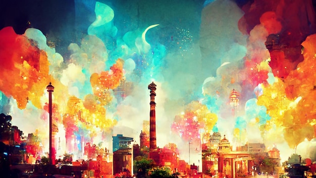 Achtergrondafbeelding voor Indiaas festival en cultuur