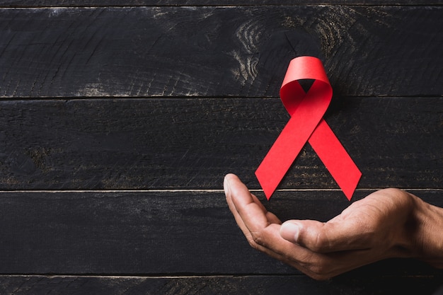 Achtergrondafbeelding voor Wereld Aidsdag.