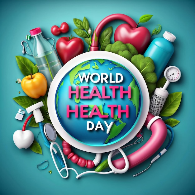 Achtergrondbeeld van de Wereldgezondheidsdag
