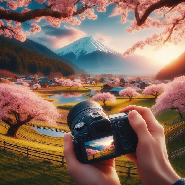 Achtergrondbeelden van het voorjaarsseizoen Cherry Blossom achtergrondbeelden prachtige landschapbeelden