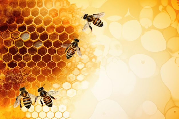 achtergrondhoningraat met honing