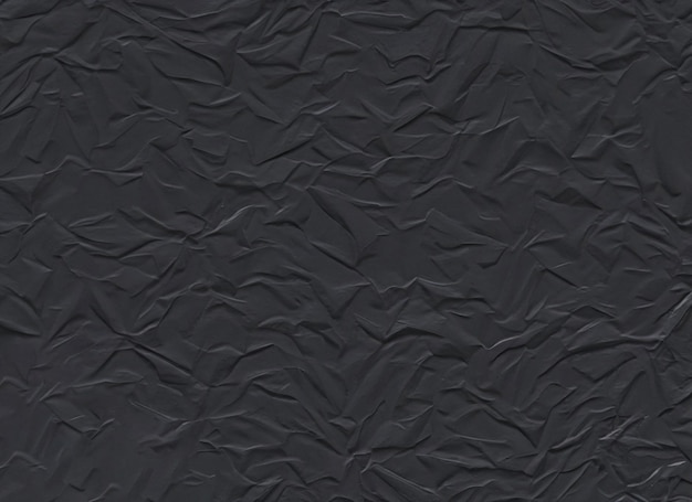 Achtergrondtextuur van glanzend zwart metaalfolie