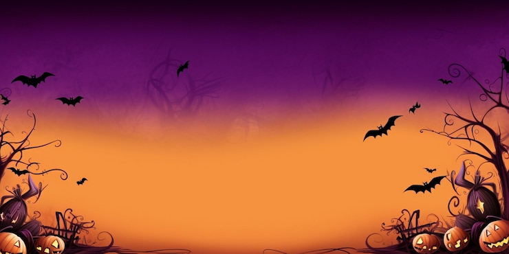 Foto achtergrondvector van halloween