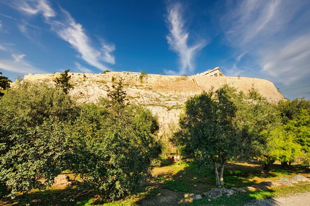 Acropolis of Athens in Greece