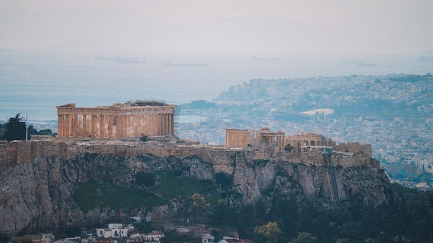 Acropolis Close Up View In Athens