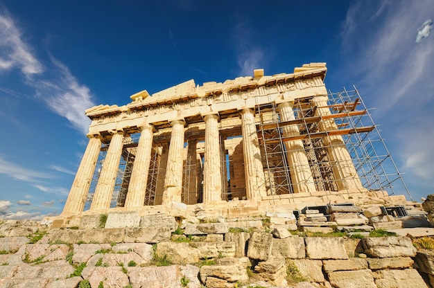 Acropolis Parthenon in Athens of Greece