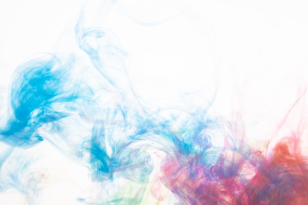 acrylic colors and ink in water