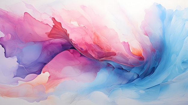 Acrylic painting wallpaper ai generated colorful background