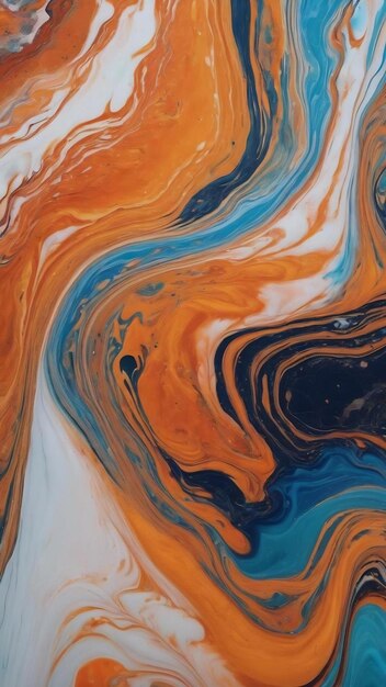 Acrylic pour color liquid marble abstract surfaces design